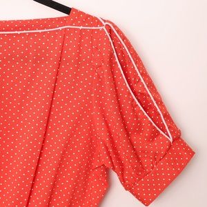 Vintage 1980s polka-dot dress